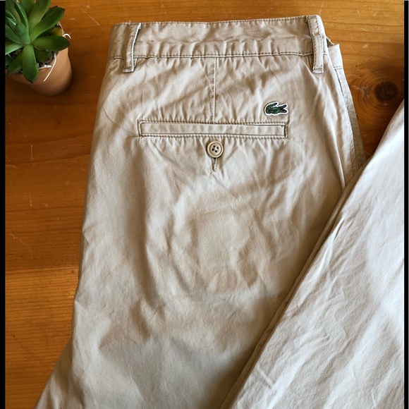 Lacoste Other - Lacoste Classic cotton twill pants 36/32 🐊